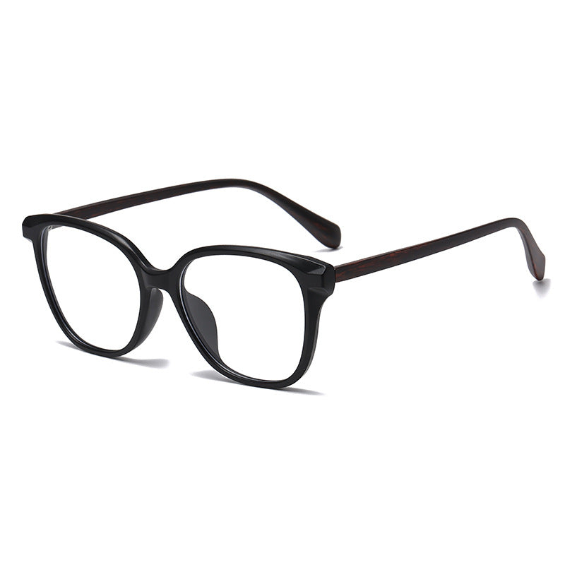 (6 PACK) Wholesale Eyeglasses Frames Vintage Korean Trendy New Arrival Antiblue Light Square 2025 - BulkSunglassesWholesale.com - Matt Black Frame