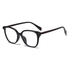 (6 PACK) Wholesale Eyeglasses Frames Vintage Korean Trendy New Arrival Antiblue Light Square 2025 - BulkSunglassesWholesale.com - Matt Black Frame