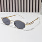 (6 PACK) Wholesale Sunglasses Women Rhinestone Round 2024 - BulkSunglassesWholesale.com - Gold Frame Black Lens