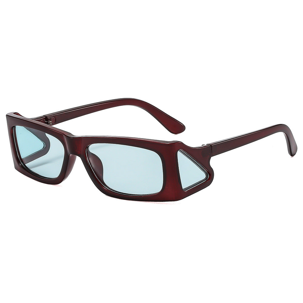 (6 PACK) Wholesale Sunglasses Fashion New Arrival Unique Trendy Unisex 2025 - BulkSunglassesWholesale.com - Red Frame Green Lens