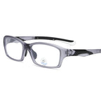 (12 PACK) Wholesale Sports Glasses New Arrival Antiblue Light TR Sport 2025 - BulkSunglassesWholesale.com - Matt Grey
