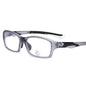 (12 PACK) Wholesale Sports Glasses New Arrival Antiblue Light TR Sport 2025 - BulkSunglassesWholesale.com - Matt Grey