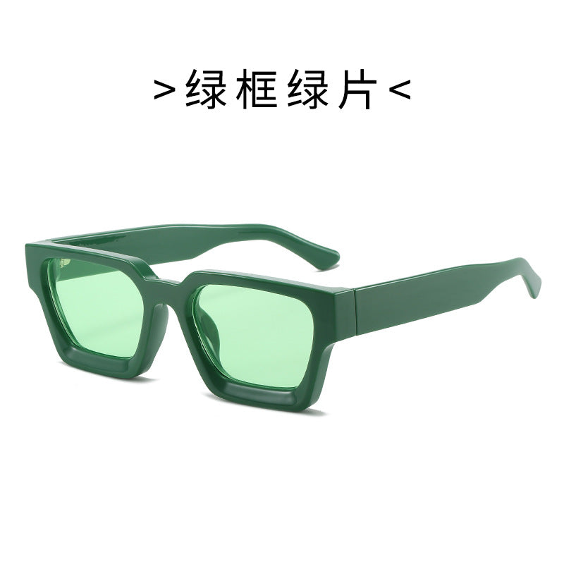 (6 PACK) Wholesale Sunglasses Square New Arrival Trendy Square Unique Oversized 2024 - BulkSunglassesWholesale.com - Frame Lens