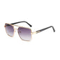 (6 PACK) Wholesale Sunglasses Metal Vintage Trendy Street 2024 - BulkSunglassesWholesale.com - Gold Frame Gradient Black