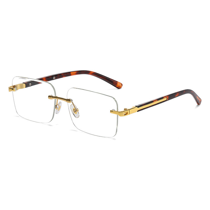 (6 PACK) Wholesale Sunglasses Fashion Metal Women New Arrival Unique Square 2025 - BulkSunglassesWholesale.com - White