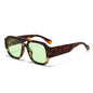 (6 PACK) Wholesale Sunglasses New Arrival Fashion Unisex Outdoor Sport Unique 2025 - BulkSunglassesWholesale.com - Leopard Print Frame Green Lens