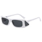 (6 PACK) Wholesale Sunglasses Fashion New Arrival Unique Trendy Unisex 2025 - BulkSunglassesWholesale.com - White Frame Black Lens