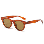 (6 PACK) Wholesale Sunglasses Women New Arrival 2024 - BulkSunglassesWholesale.com - Tea Frame Tea Lens