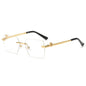 (6 PACK) Wholesale Sunglasses Fashion Square New Arrival Unique Street Trendy 2024 - BulkSunglassesWholesale.com - Gold Frame White