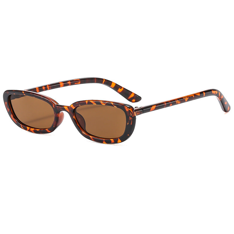 (6 PACK) Wholesale Sunglasses New Arrival Fashion Women Trendy Square 2024 - BulkSunglassesWholesale.com - Leopard Print Frame Tea Lens