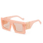 (6) PACK Wholesale Sunglasses 2023 - BulkSunglassesWholesale.com - Pink Frame Pink Lens