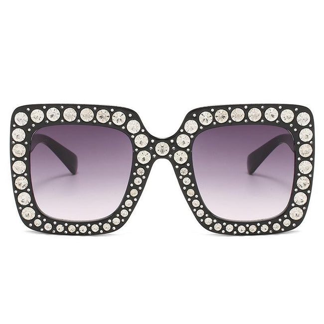 (6 PACK) Rhinestones Wholesale Sunglasses Women 2022 M121014 - Bulk Sunglasses Wholesale Hover Image