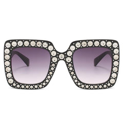 (6 PACK) Rhinestones Wholesale Sunglasses Women 2022 M121014 - Bulk Sunglasses Wholesale