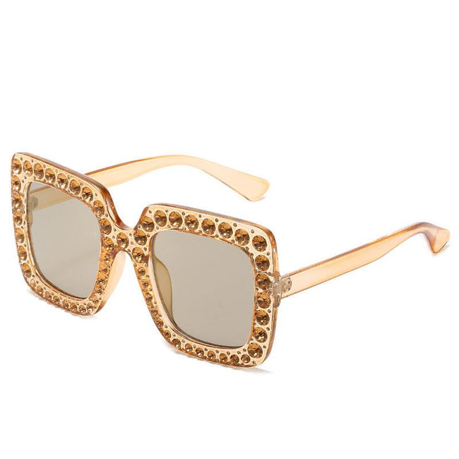 (6 PACK) Rhinestones Wholesale Sunglasses Women 2022 M121014 Main Image