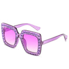 (6 PACK) Rhinestones Wholesale Sunglasses Women 2022 M121014 - Bulk Sunglasses Wholesale