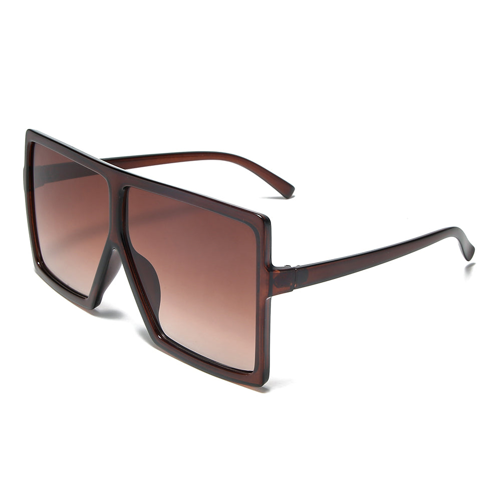 (PACK de 6) anteojos de sol de parte superior plana para mujer