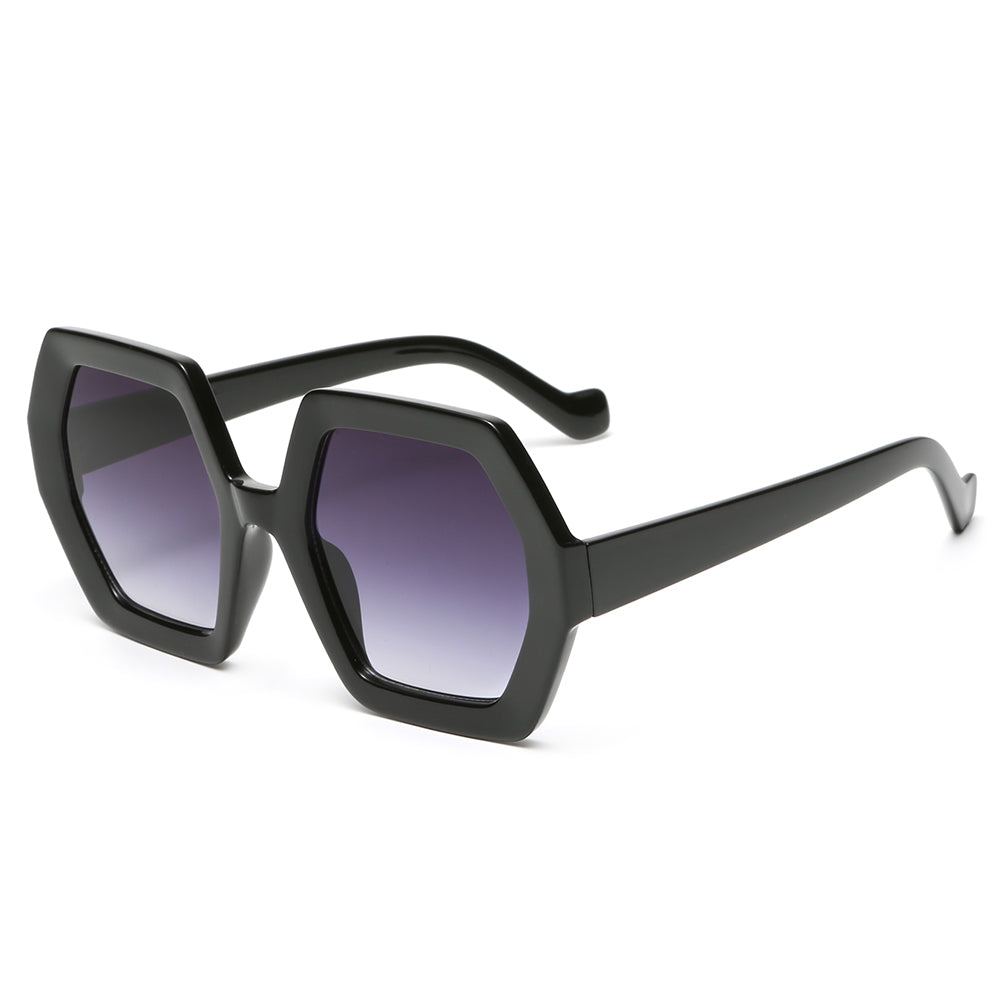 (6 PACK) Wholesale Sunglasses 11302 Polygon