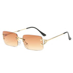 (6 PACK) Rimless Wholesale Sunglasses - Bulk Sunglasses Wholesale