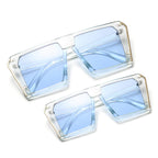 (6 PACK) Mommy And Me Square Wholesale Sunglasses - Bulk Sunglasses Wholesale