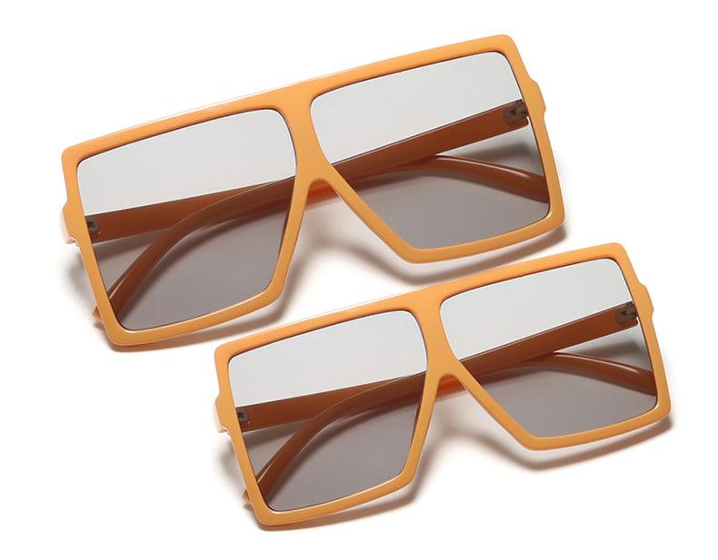 (6 PACK) Mother and Daughter Square Oversized Wholesale Sunglasses - Bulk Sunglasses Wholesale