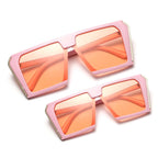 (6 PACK) Mommy And Me Square Wholesale Sunglasses - Bulk Sunglasses Wholesale