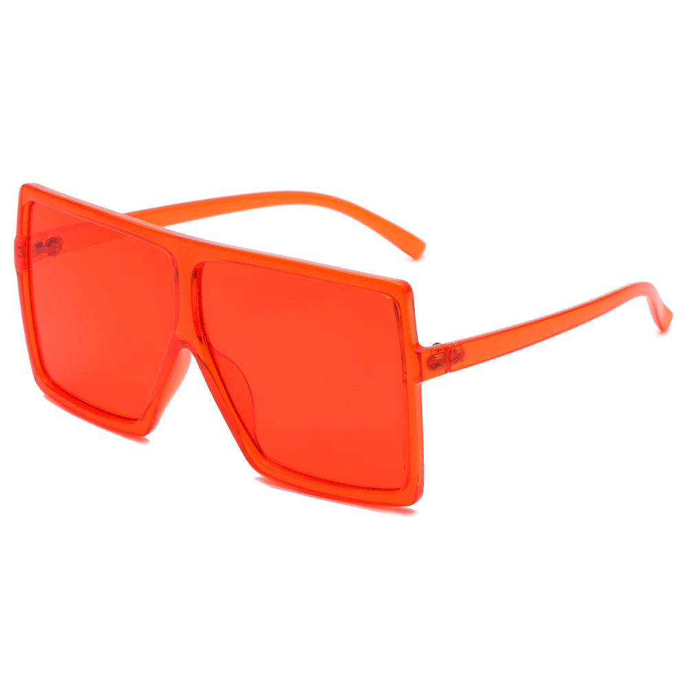 (PACK de 6) anteojos de sol de parte superior plana para mujer