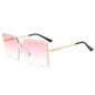 (6 PACK) Metal Tea Wholesale Sunglasses - Bulk Sunglasses Wholesale