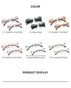 (6 PACK) Mommy And Me Rimless Wholesale Sunglasses 2021 - Bulk Sunglasses Wholesale