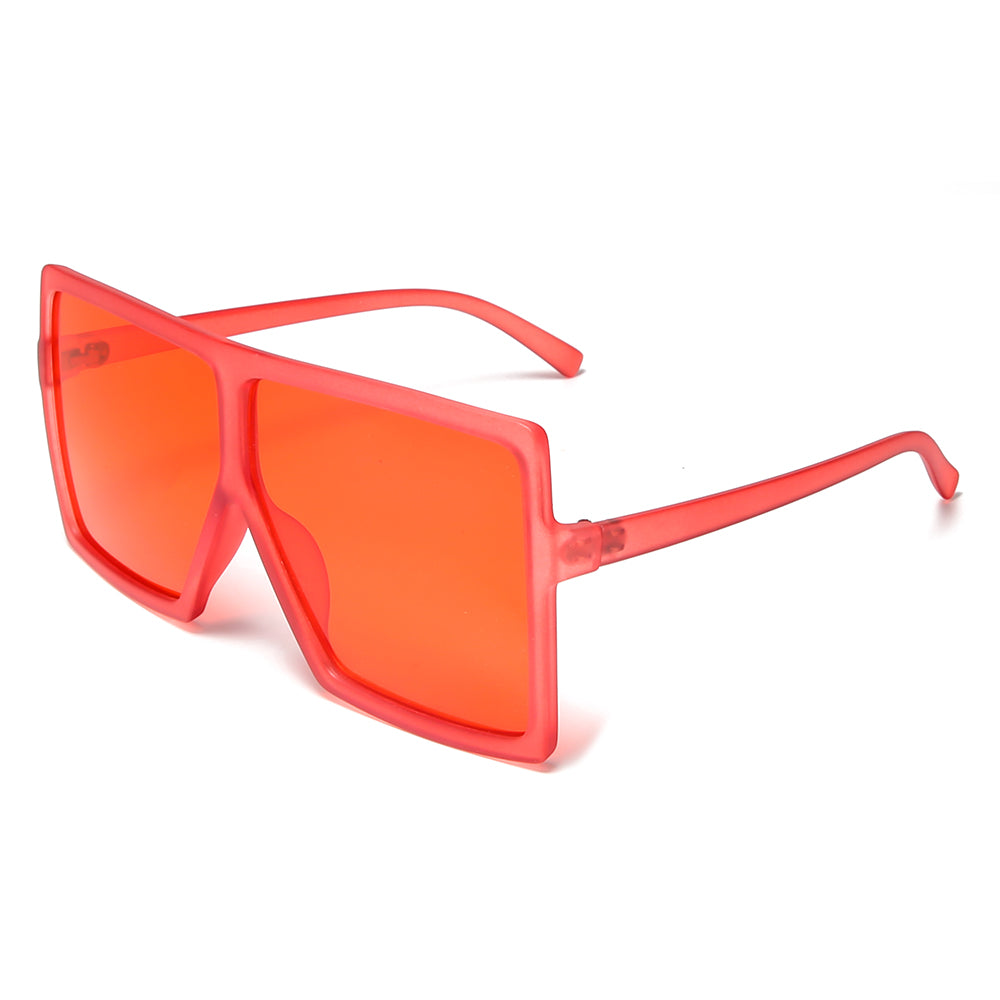 (PACK de 6) anteojos de sol de parte superior plana para mujer