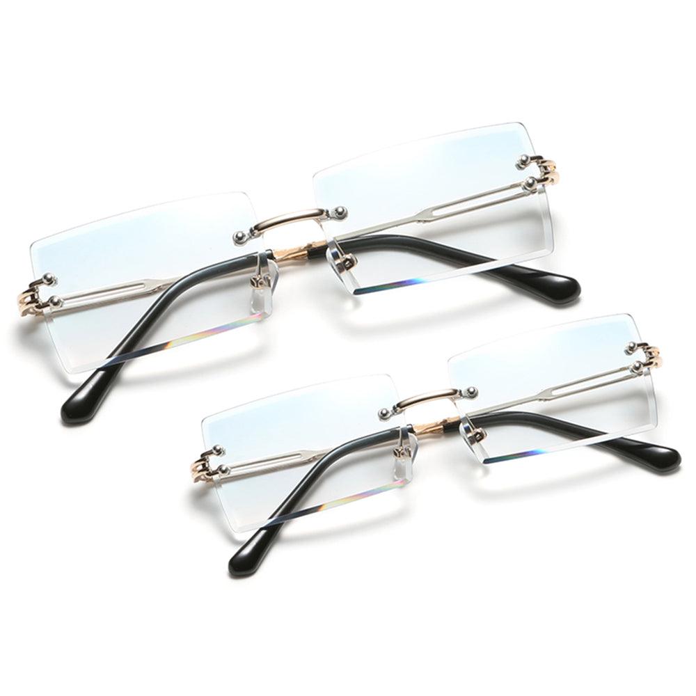 (6 PACK) Mommy And Me Rimless Wholesale Sunglasses 2021 - Bulk Sunglasses Wholesale