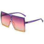 (PACK de 6) anteojos de sol de parte superior plana para mujer