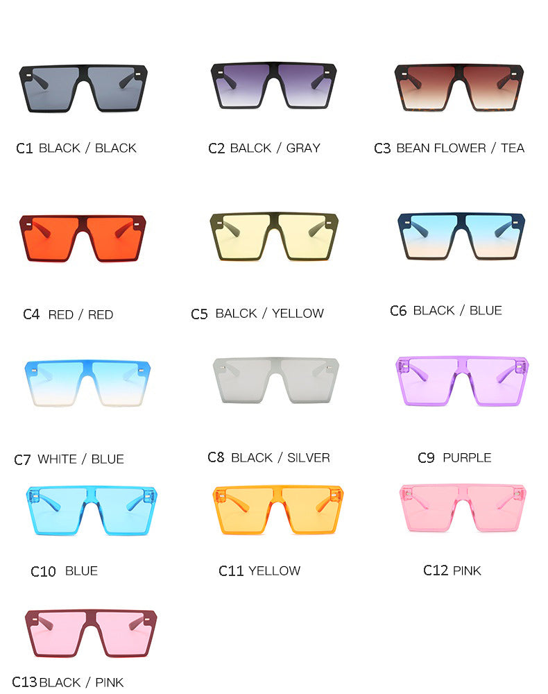 (PAQUETE de 6) anteojos de sol cuadrados al por mayor