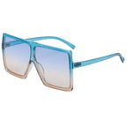 (PACK de 6) anteojos de sol de parte superior plana para mujer