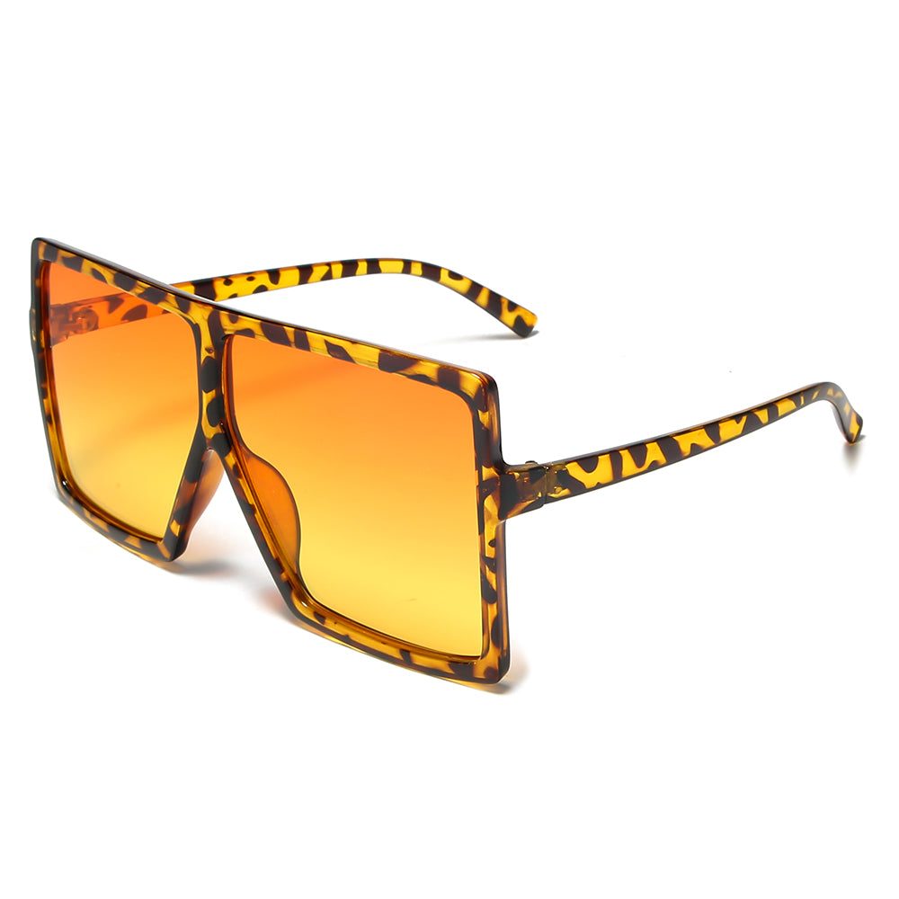 (PACK de 6) anteojos de sol de parte superior plana para mujer