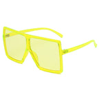 (PACK de 6) anteojos de sol de parte superior plana para mujer