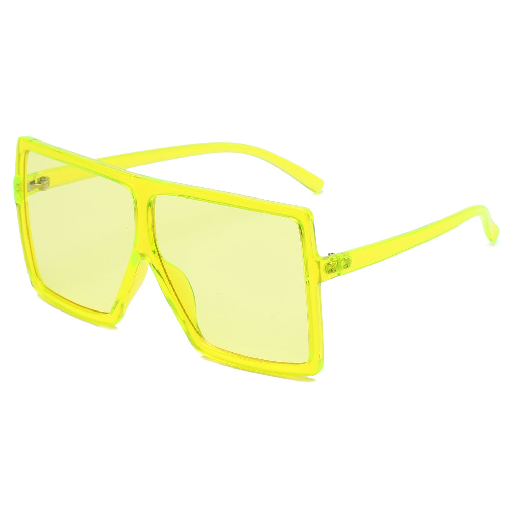 (PACK de 6) anteojos de sol de parte superior plana para mujer