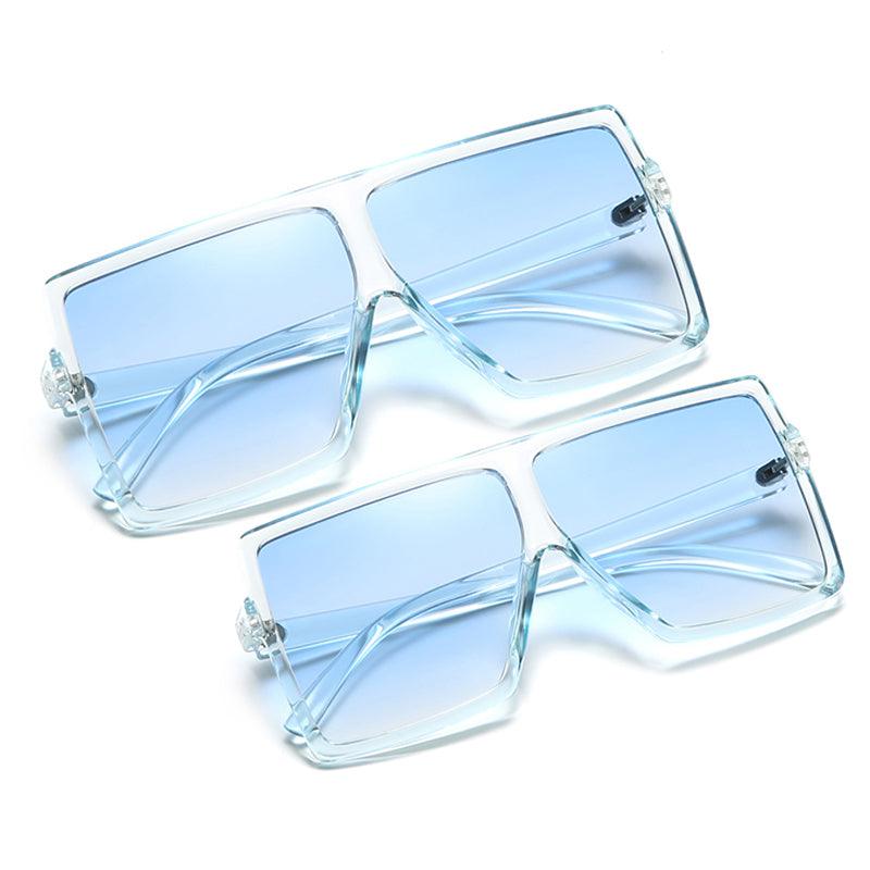 (6 PACK) Mother and Daughter Square Oversized Wholesale Sunglasses - Bulk Sunglasses Wholesale