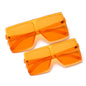 (6 PACK) Mother and Daughter Square Oversized Wholesale Sunglasses - Bulk Sunglasses Wholesale