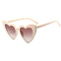 (6 PACK) Heart Shaped Wholesale Sunglasses Women 2022 M121018 - Bulk Sunglasses Wholesale