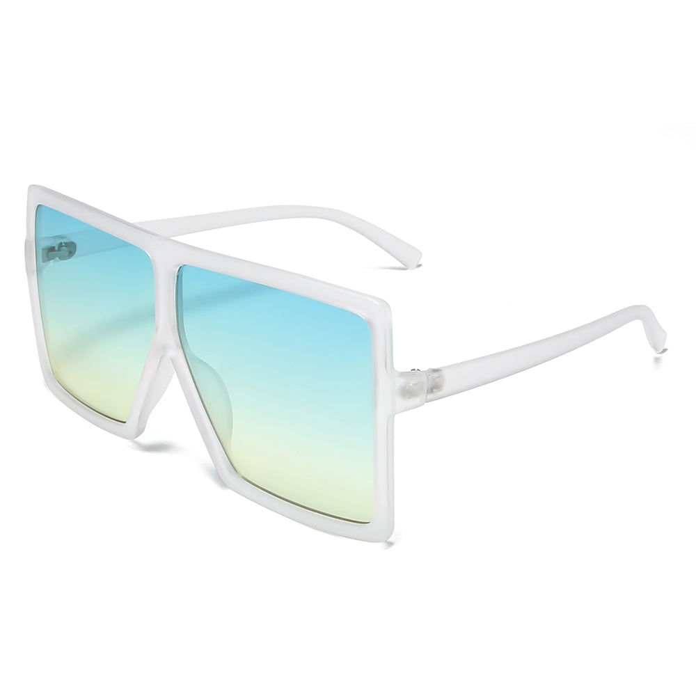 (PACK de 6) anteojos de sol de parte superior plana para mujer