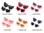 (6 Sets) Mommy And Me Heart Sunglasses Wholesale Mother's Day Shades - Bulk Sunglasses Wholesale