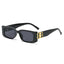 (6 PACK) Wholesale Sunglasses 2023 - BulkSunglassesWholesale.com - Black Frame Black Black Lens