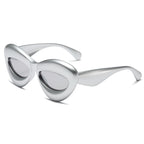 (12 PACK) Wholesale Sunglasses 2023 - BulkSunglassesWholesale.com - Silver Silver