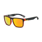 (12 PACK) Wholesale Sunglasses 2023 - BulkSunglassesWholesale.com - Red Black Frame Red Mirrored ( Red Temple )