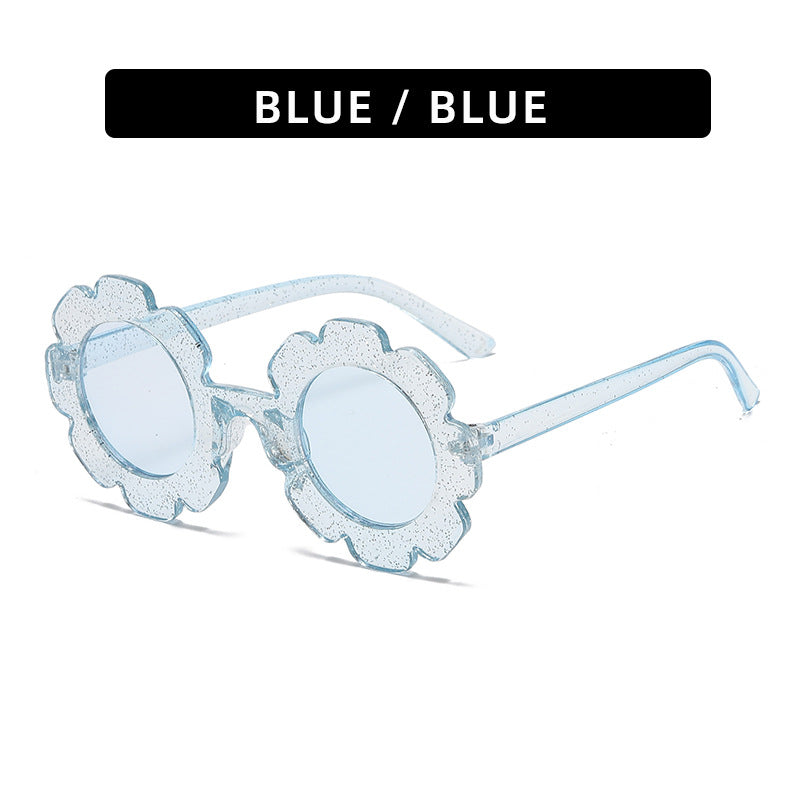 (6 PACK) Wholesale Sunglasses 2023 - BulkSunglassesWholesale.com - Clear Blue Frame Clear Blue Lens ( Pink )