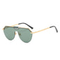 (6 PACK) Wholesale Sunglasses 2023 - BulkSunglassesWholesale.com - Gold Frame Green