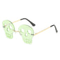 (6 PACK) Wholesale Skull Sunglasses 2022 M124303 - Bulk Sunglasses Wholesale