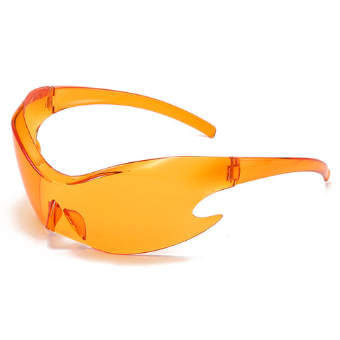 (6 PACK) Wholesale Sunglasses 2023 - BulkSunglassesWholesale.com - Orange Lens