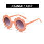(6 PACK) Wholesale Sunglasses 2023 - BulkSunglassesWholesale.com - Orange Frame Gradient Black Lens