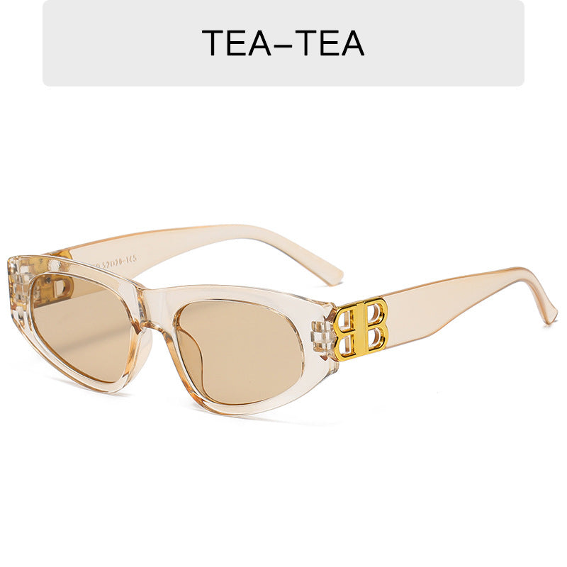(12 PACK) Wholesale Sunglasses 2023 - BulkSunglassesWholesale.com - Clear Tea Frame Tea Lens